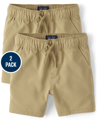 Shorts deportivos sin cierres de secado rápido para bebés y niños pequeños