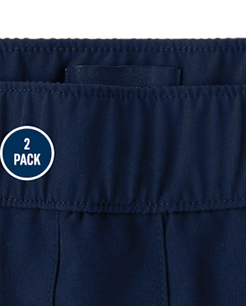 Girls Uniform Quick Dry Pleated Skort 2-Pack