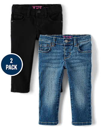 Baby And Toddler Girls Skinny Jeans 2-Pack