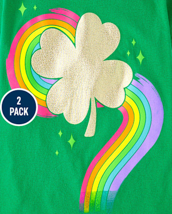Girls St. Patrick's Day Graphic Tee 2-Pack