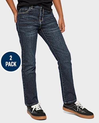 Boys Straight Jeans 2-Pack