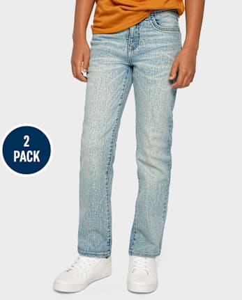 Boys Straight Jeans 2-Pack