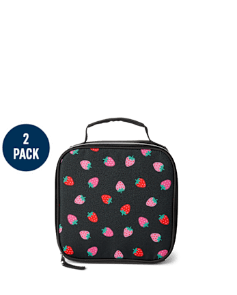 Girls Strawberry Backpack 2-Piece Set