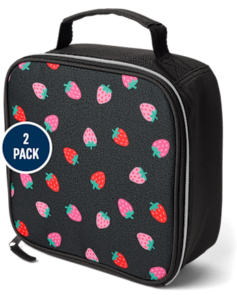 Girls Strawberry Backpack 2-Piece Set