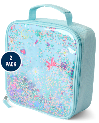 Girls Shakey Glitter Backpack 2-Piece Set