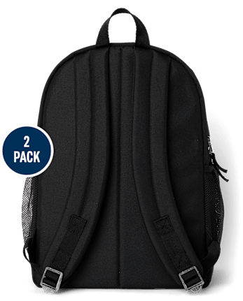 Girls Embroidered Patch Backpack 2-Piece Set