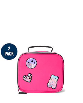 Girls Shakey Icon Patch Backpack 2-Piece Set