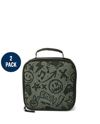 Boys Graffiti Backpack 2-Piece Set