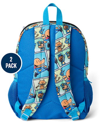 Boys Dog Man™ Backpack 2-Piece Set