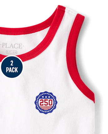 Boys Americana Tank Top 2-Pack