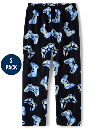Boys Print Dream Fleece Pajama Pants 2-Pack - MULTI CLR