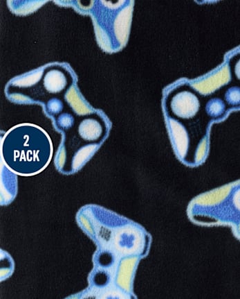 Boys Print Dream Fleece Pajama Pants 2-Pack - MULTI CLR
