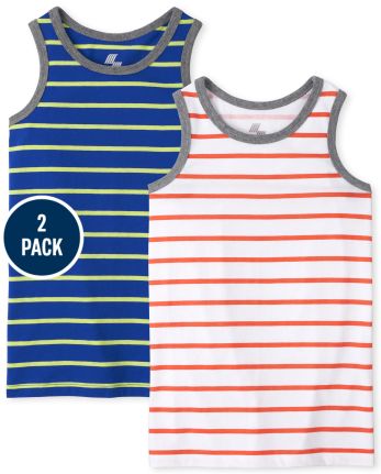 Pack de 2 Schiesser Camiseta sin Mangas para Niños