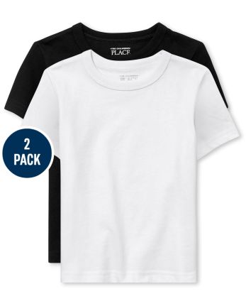 Baby And Toddler Boys Uniform Basic Layering Tee 2-Pack
