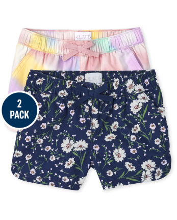 Pack of Two The Childrens Place Girls Printed Skorts 