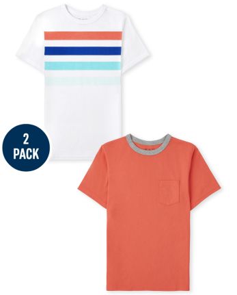 Boys Striped Top 2-Pack