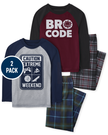 Boys Weekend Bro Pajamas 2-Pack