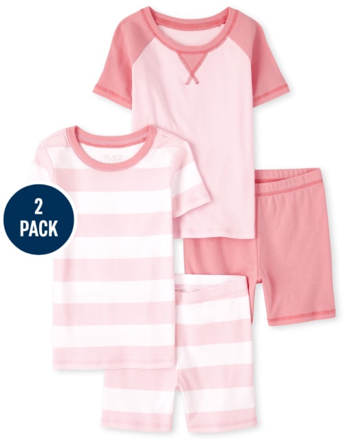 girls pajama sets shorts