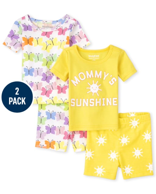 The Childrens Place Baby Girls Casual Short Sets