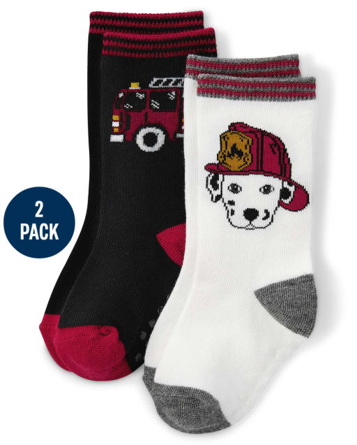 Lot de 2 paires de chaussettes pour garçons - Chef des pompiers - lbl_product_image_view_1