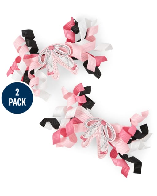Girls Ballet Curly Hair Clips - Prima Ballerina