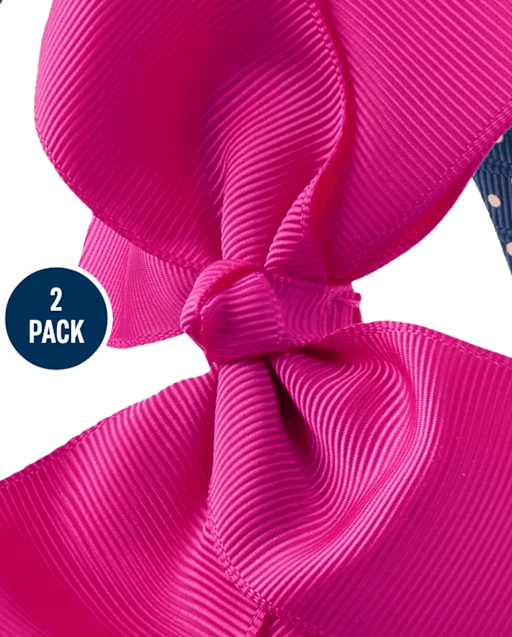 Lot de 2 bandeaux à nœud pour filles - Uniforme - lbl_product_image_view_2