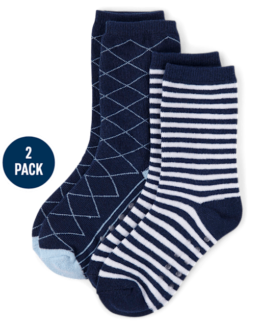 Boys Crew Socks 2-Pack - Uniform