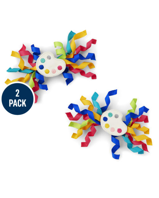 Girls Paint Curly Hair Clips - Future Artist