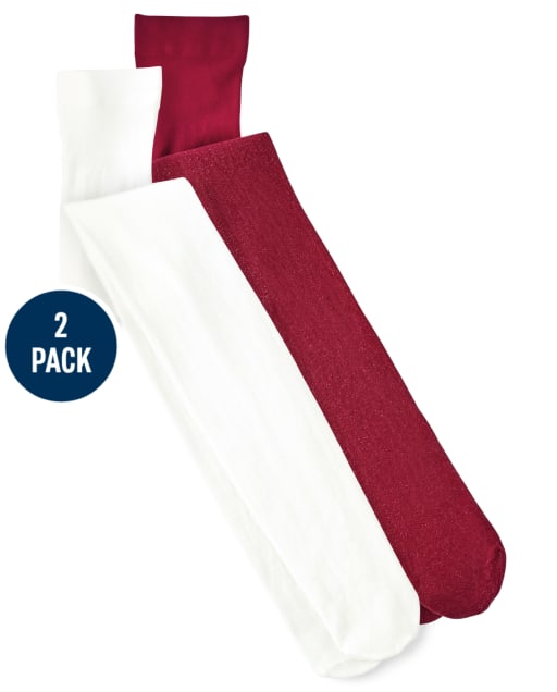 Girls Metallic Tights 2-Pack - view 1