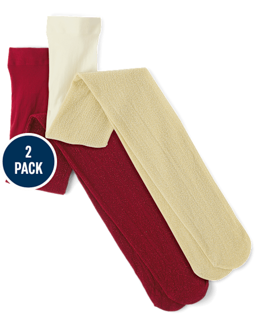 Fille Scintillant Collants 2-Pack - Tout Habillé - lbl_product_image_view_1