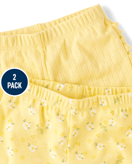 Baby Girls Floral Legging 2-Pack - view 2