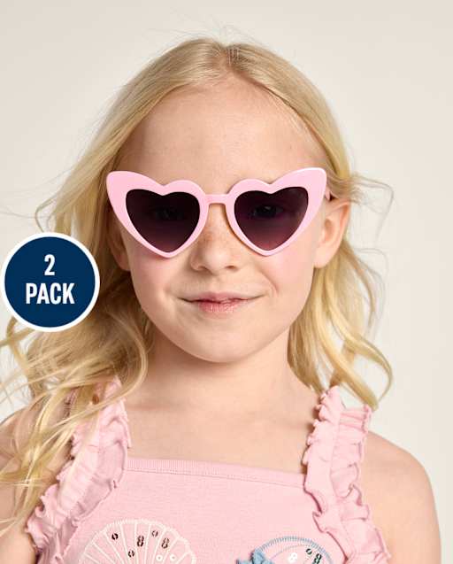 Girls Gingham Sunglasses 2-Piece Accessory Set - Swim Shop - view 2