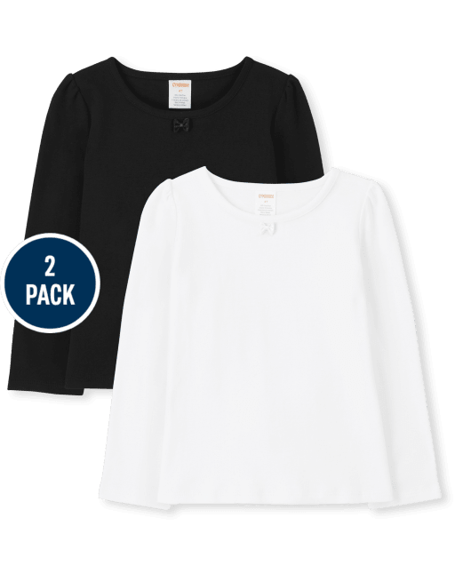 Girls Tee Shirt 2-Pack - Uniform