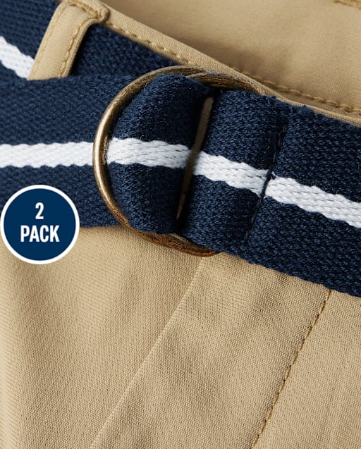 Boys Quick Dry Chino Shorts 2-Pack - Uniform - lbl_product_image_view_2