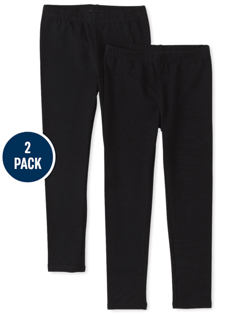 Girls Leggings 2-Pack