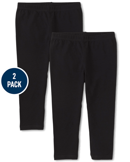 Girls Capri Leggings 2-Pack