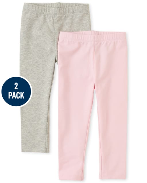 Baby And Toddler Girls Leggings 2-Pack