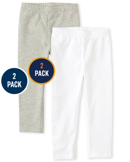 Baby And Toddler Girls Leggings 2-Pack