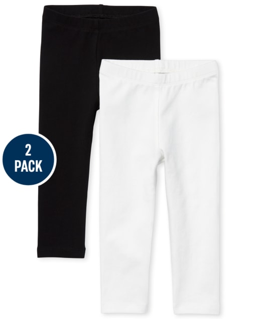 Pack de 2 leggings para niñas pequeñas