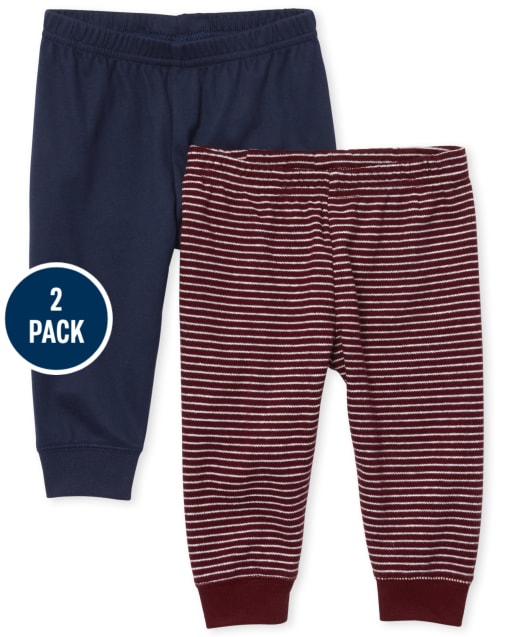 Baby Boys Striped Pants 2-Pack
