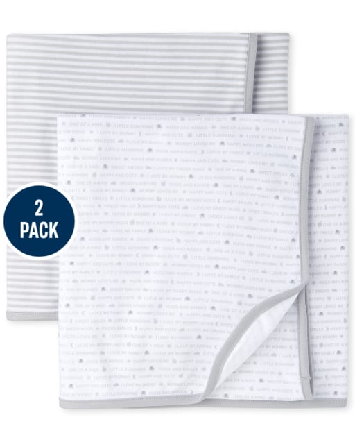 Baby Little Sunshine Swaddle Blanket 2-Pack