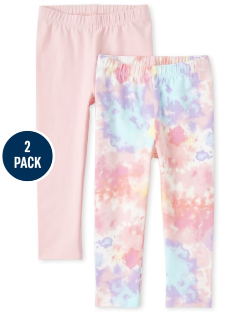 Baby And Toddler Girls Print Leggings 2-Pack