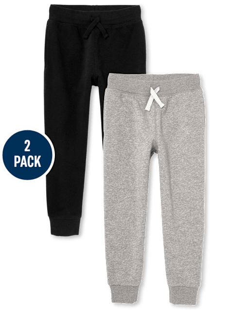 Ensemble de 2 pantalons de jogging en molleton Active Uniform pour garçons