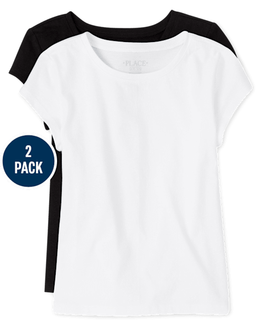 Girls Tee Shirt 2-Pack