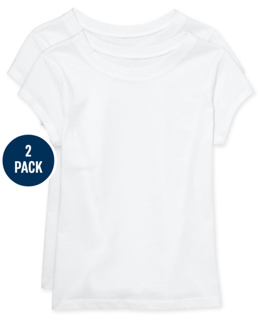 Girls Uniform Basic Layering Tee 2-Pack