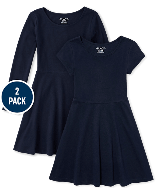 Girls Everyday Dress 2-Pack