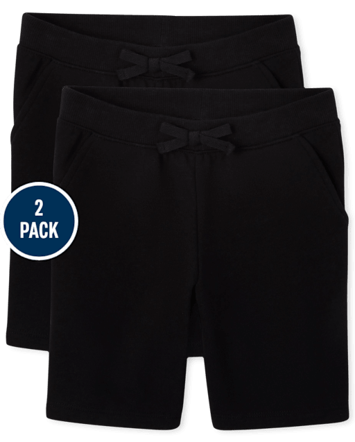 Lot de 2 shorts en molleton pour fille Uniform Active