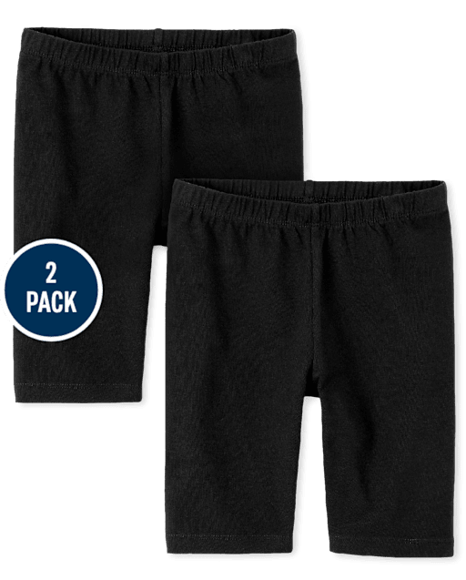 Girls Bike Shorts 2-Pack