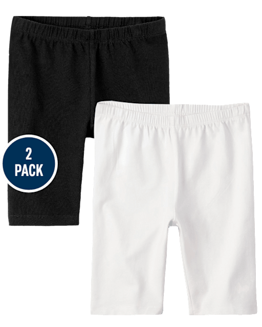 Girls Bike Shorts 2-Pack