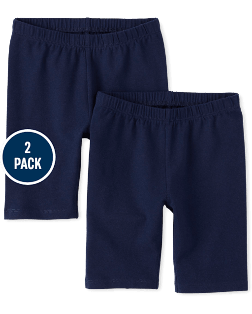 Girls Bike Shorts 2-Pack